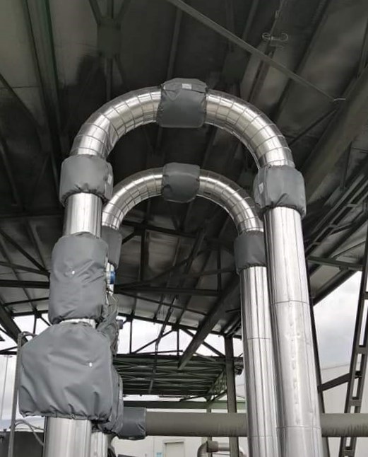 endüstriyel tesislerde flanş ceketi uygulaması